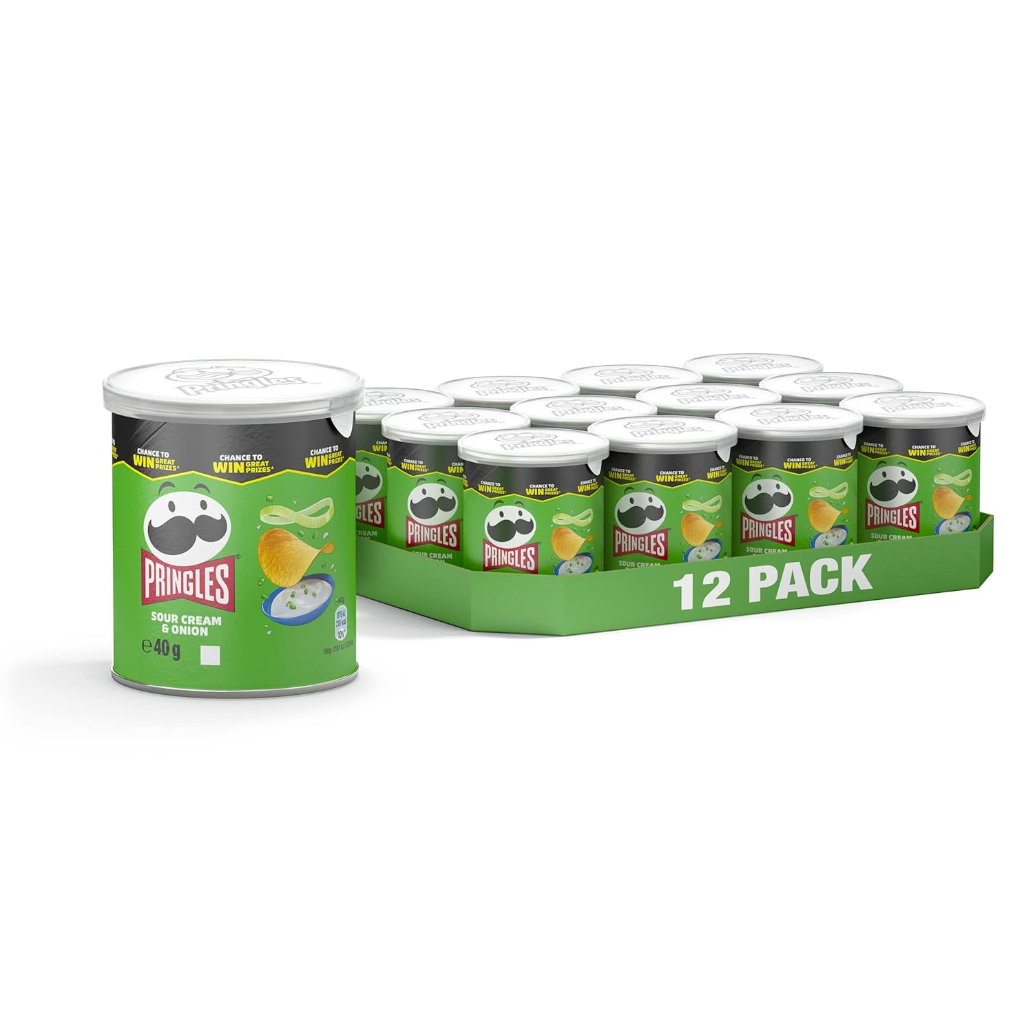 Pringles Sour Cream and Onion Flavour 40g (1X12)