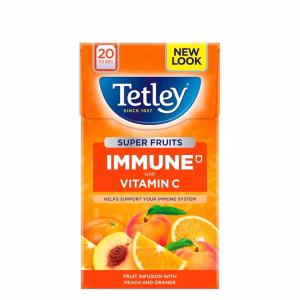 Tetley 40g Immune Peach & Orange