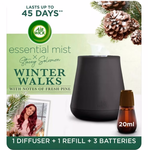 Air Wick   Essential Mist 20ml Kit Winter Walks