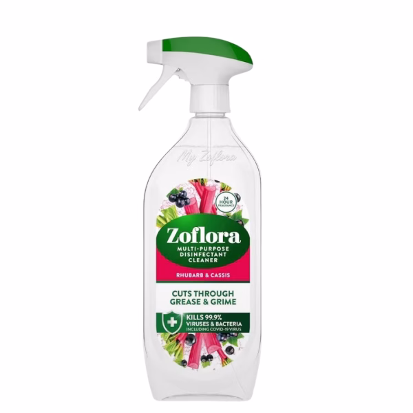 Zoflora Liquid 800ml Rhubarb & Casis