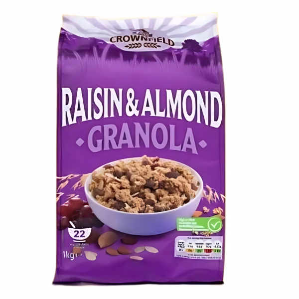 Crownfield Raisin & Almond Granola 1kg