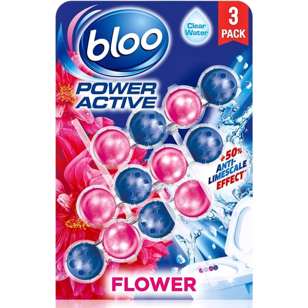 Bloo Power Active Rim Block PK3 Flowers