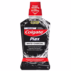 Colgate Mouthwash 500ml Plax Carbon Charcoal
