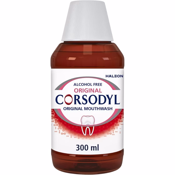 Corsodyl Mouthwash 300ml Alcohol Free