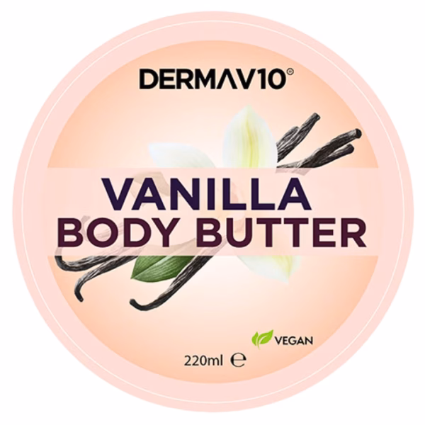 Derma V10 Body Butter 220ml Vanilla