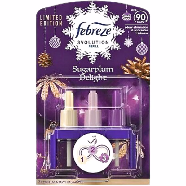 Febreze Plug In 3 Volution Refill 20ml Sugar Plum