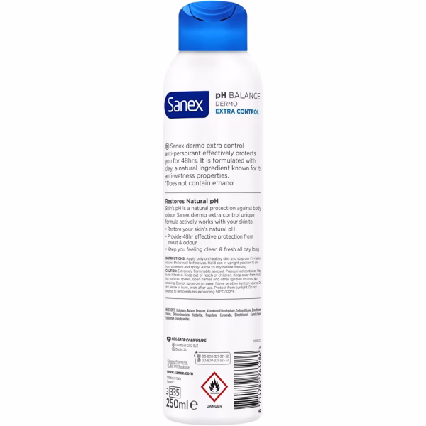Sanex Deo Spray 250ml Extra Control