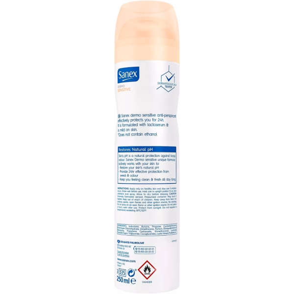Sanex Deo Spray 250ml Sensitive