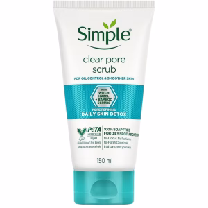Simple Clear Pore Scrub 150ml Daily Detox