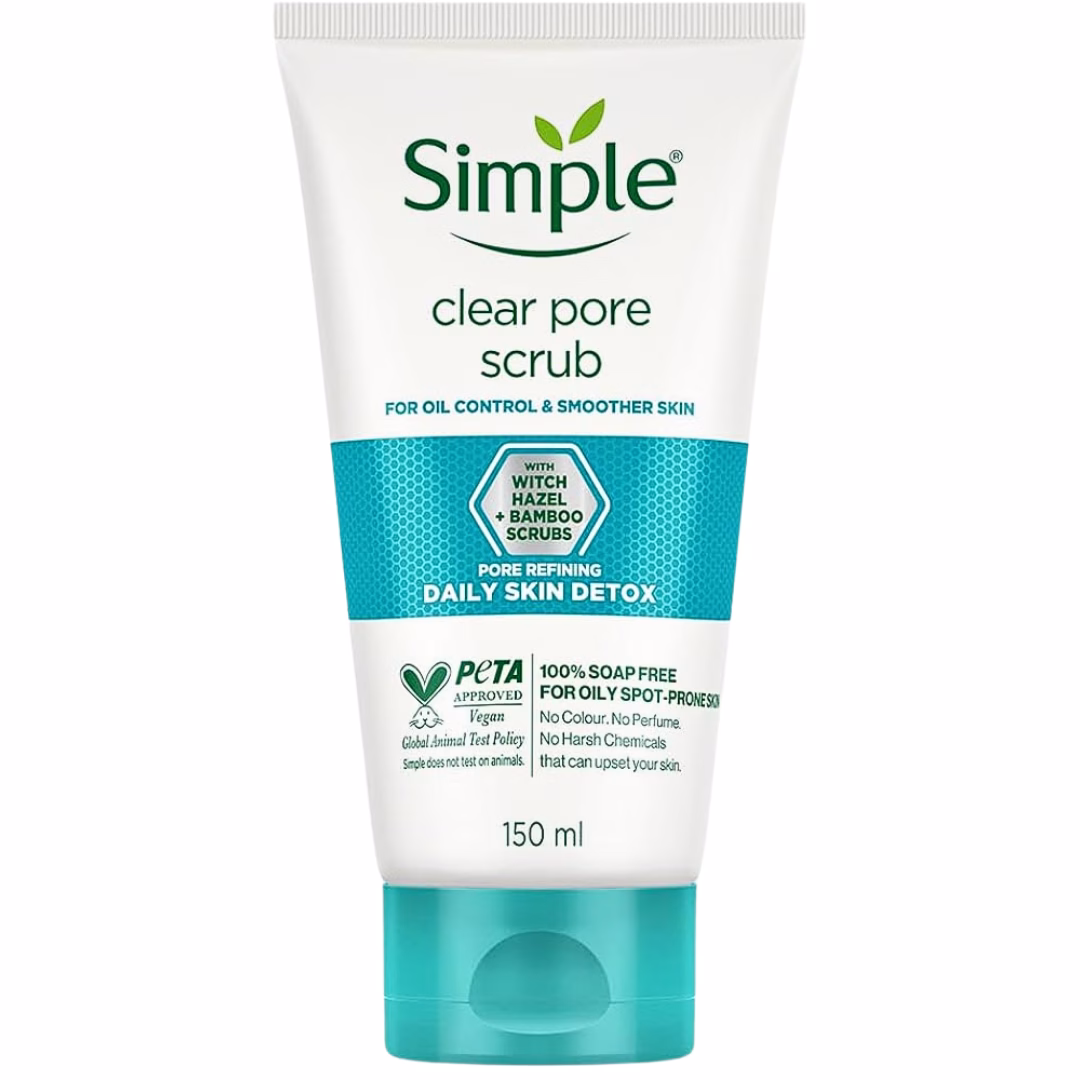 Simple Clear Pore Scrub 150ml Daily Detox