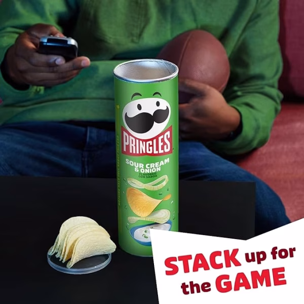 Pringles Large 158g Sour Cream & Onion (1x14)