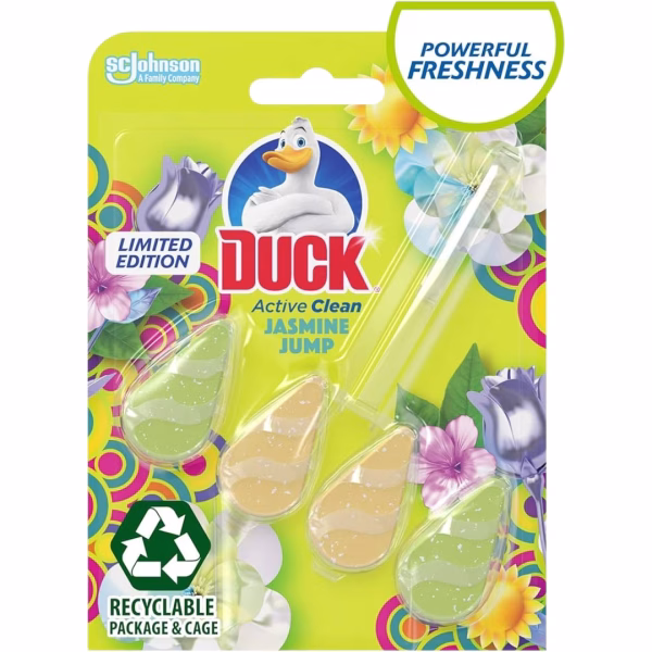 Toilet Duck 5 In 1 Rim Block Jasmine Jump
