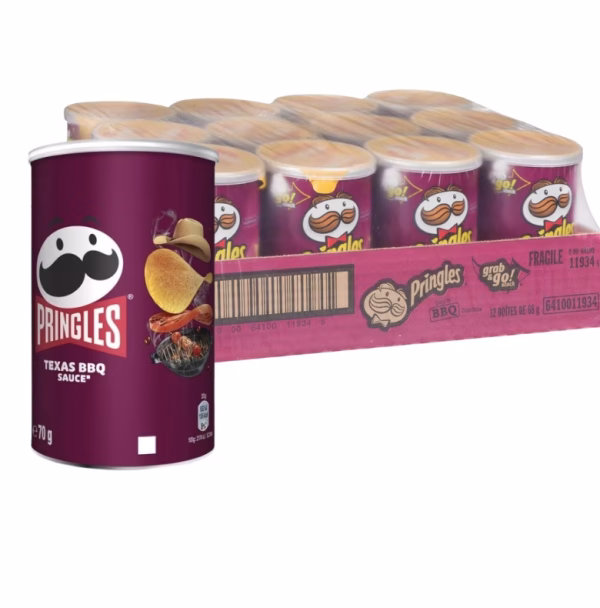 Pringles Medium 71g BBQ(1x12)