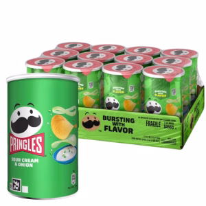 Pringles Medium 71g  Sour Cream & Onion (1x12)