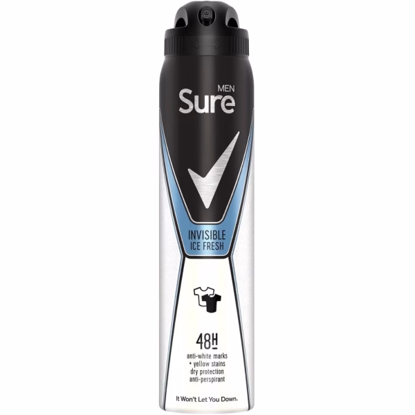 Sure Deo Spray 250ML Invisible Ice Fresh