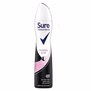 Sure Deo Spray 250ML Invisible Pure