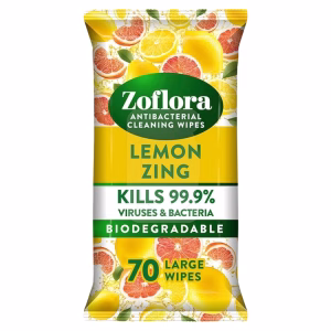 Zoflora Antibacterial MPC Wipes 70W Lemon