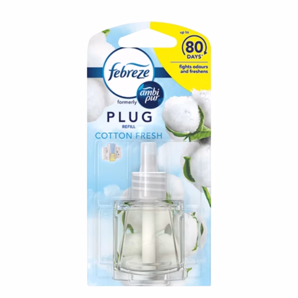 Febreze Plug & Refill 20ml Cotton Fresh