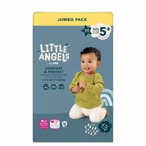 Little Angles Jumbo Size 5+64pcs