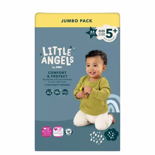 Little Angles Jumbo Size 5+64pcs