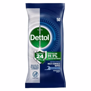 Dettol Antibacterial Wipes 50's - Multi Surface Ocean Escape