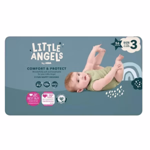 Little Angels Size 3 56pcs