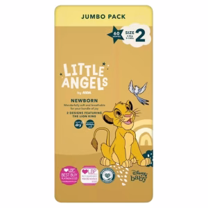 Little Angels Jumbo Size 2 60pcs