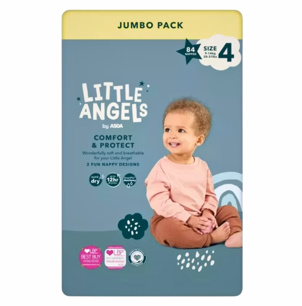 Little angels Jumbo Size 4+ 84pcs