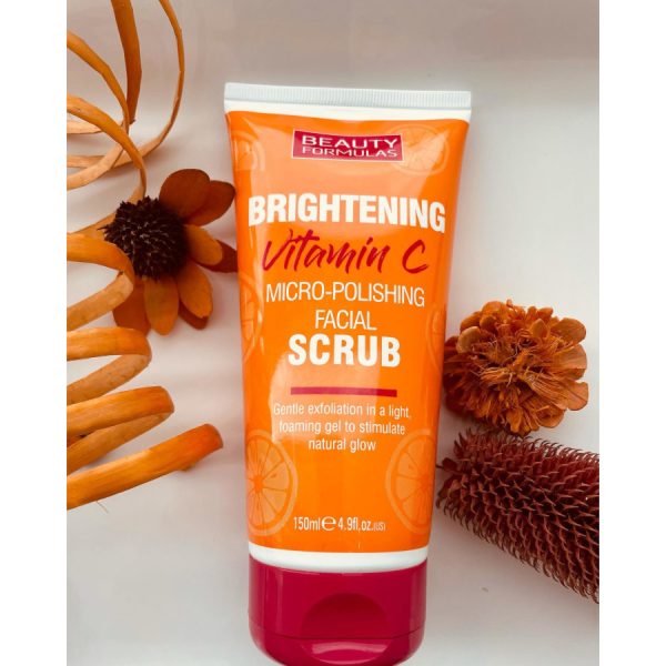Beauty Formulas Brightening Vitamin C Facial Scrub 150ml - Image 2