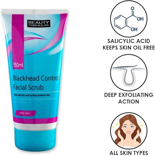 Beauty Formulas BlackHead Control Facial Srub 15oml - Image 2