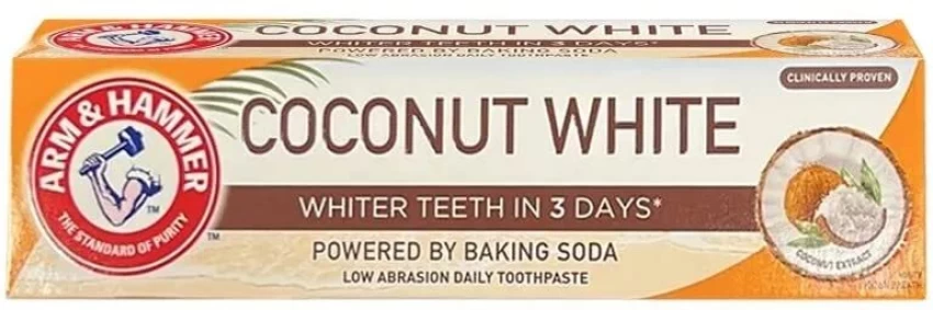 Arm & Hammer Toothpaste 75ml Coconut White - Image 2