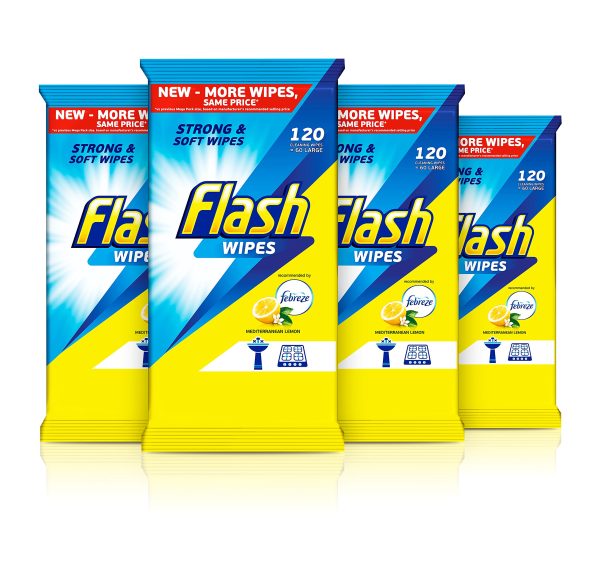 Flash Wipes 120s Lemon - Image 4