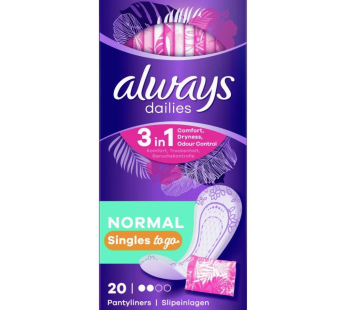 Always Dailies Panty Liners 20s F&W