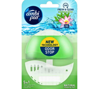 Ambi Pur Rim Block 55ml Bamboo & Lotus (1×6)