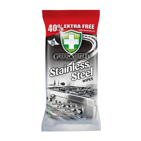 Greensheild Stainless Steel Wipes 70w
