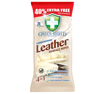 Greensheild Leather Wipes 70w