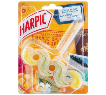 Harpic Rim Block 35g Citrus Mango Spash