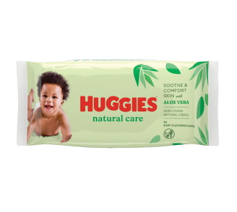 Huggies Baby Wipes 56s Natural