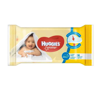 Huggies Baby Wipes 56s Unistar