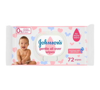 Johnson’s Baby Wipes 72s