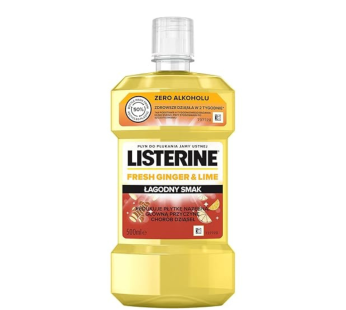 Listerine Mouth Wash 500ml Fresh Ginger & Lime
