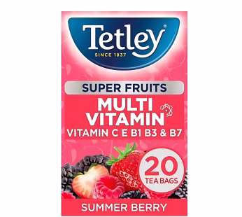 Tetley 40g Super Fruit Multivitamin (1×4)