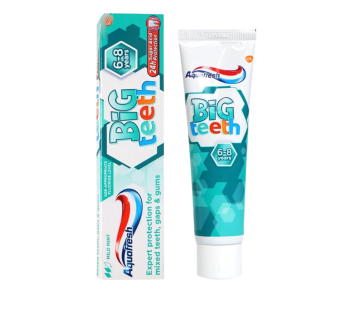 Aquafresh Tooth Paste 50ml Big Teeth 6-8 Years