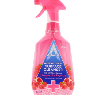 Astonish Antibacterial Surface 750ml Cleanser Pomegranate & Raspberry