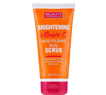 Beauty Formulas Brightening Vitamin C Facial Scrub 150ml