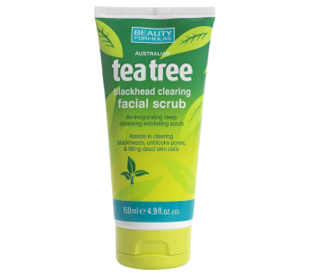BF Facial Scrub Blackhead Cleaning 150ml Tea Tree