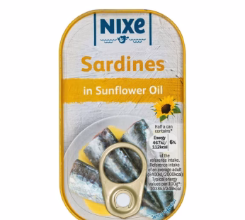 Nixe Sardines In Sunflower Oil 125g