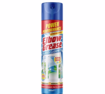 Elbow Grease Glass Cleaner Aerosol 400ml