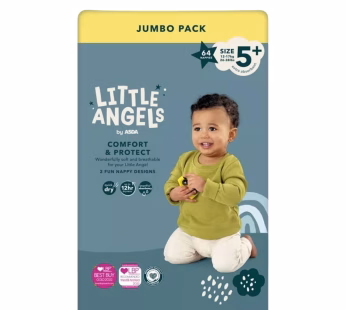 Little Angles Jumbo Size 5+64pcs