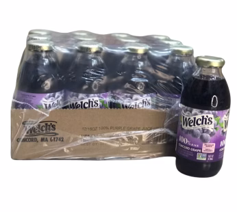 Welch Glass Bottle 473ml (1×12)